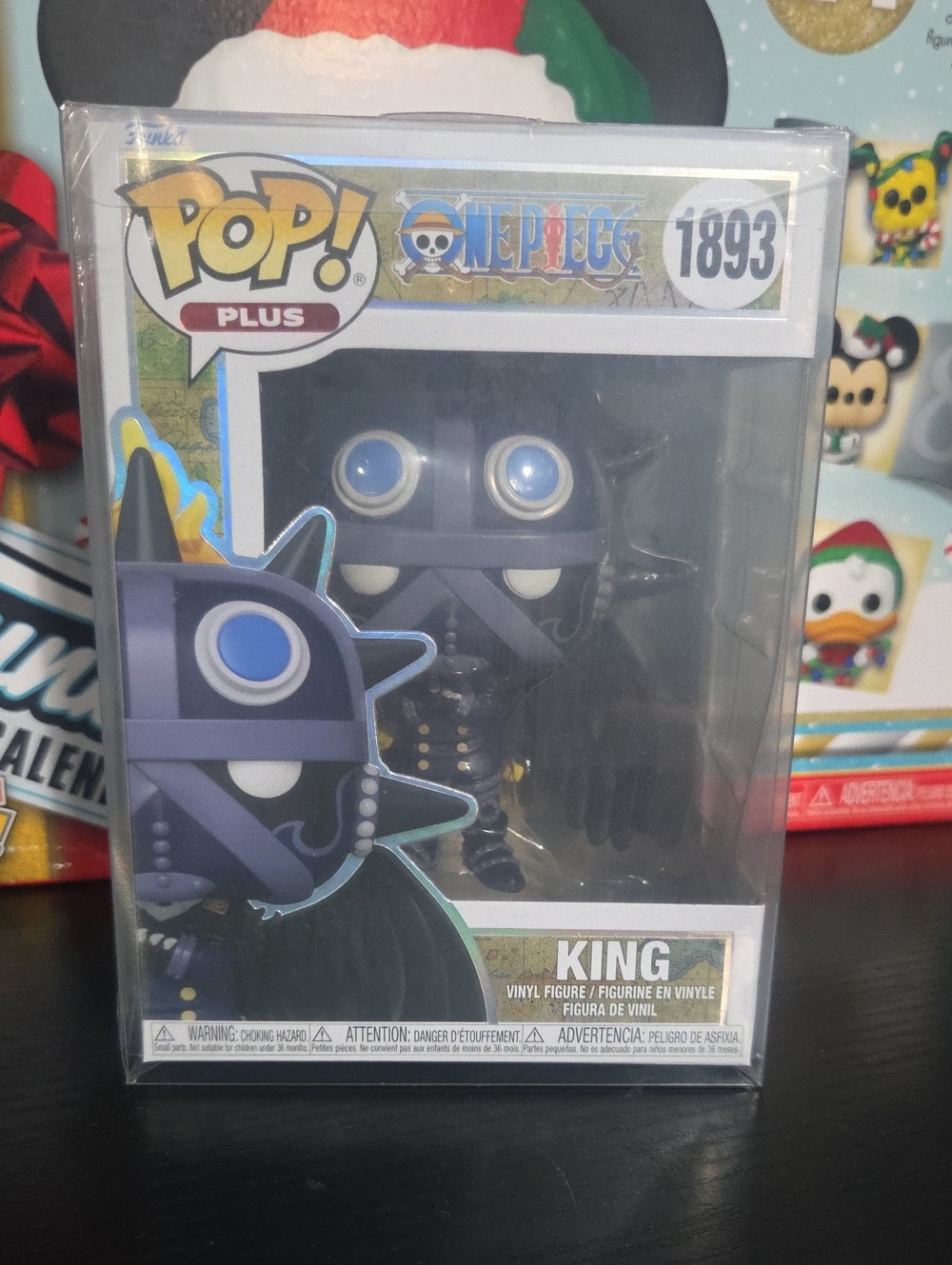 Funko One Piece King Vinyl Figure - Black/Blue with Gold Accents